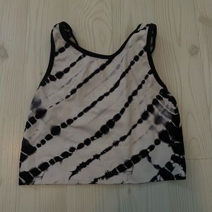 Tye dye ribbed tank
